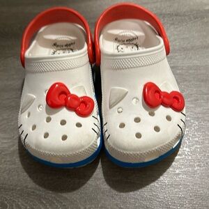 Hello kitty crocs